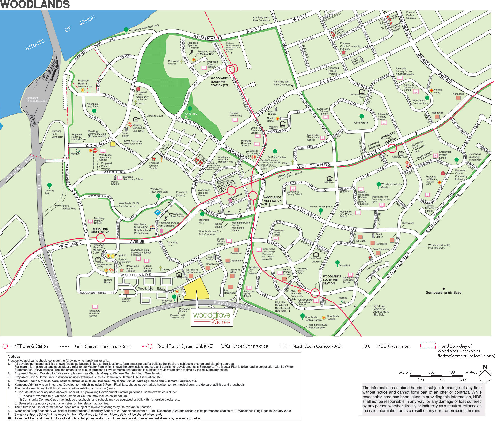 Map of Woodgrove Acres